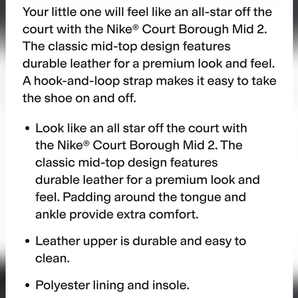 Nike Court Borough Mid 2 - Picture 2 of 12